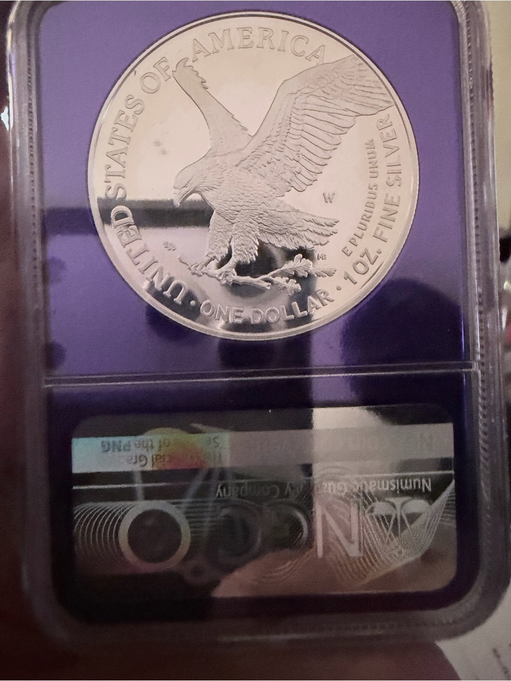 Graded American Silver Eagle 2025 - Silver - Picture 6 of 7